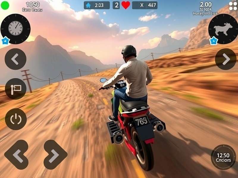 Hyderabad Hill Voyage gameplay screenshot showing racing through Indian landscape